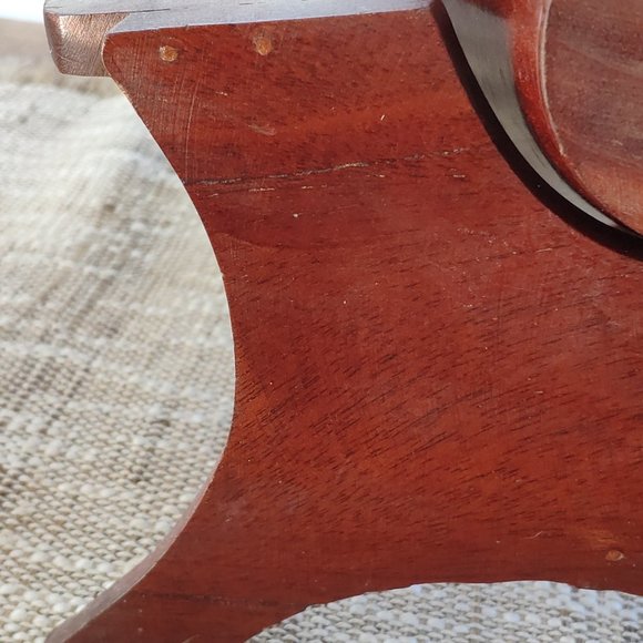 Wooden Barrel Set with 6 Glasses, Vintage Stand Caddy 9.5" - Picture 14 of 16